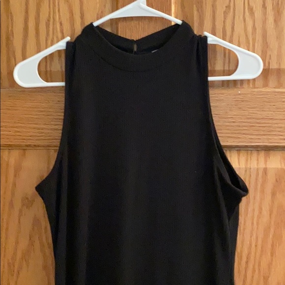 Black midi dress - Picture 2 of 3